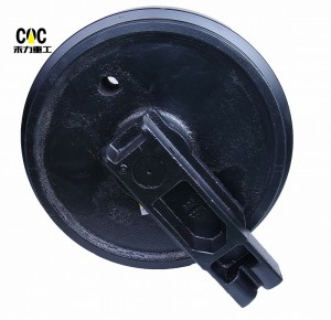 Large stock of R200 R200LC Excavator idler group E181-2004 Front Idler Roller Idler Mini Excavator idler