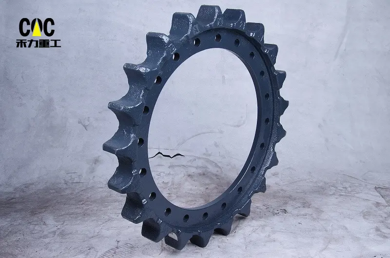 2021 High quality Excavator Undercarriage Sprocket - High quality Excavator undercarriage parts ZAX240 Excavator drive Sprocket , roller chain drive sprockets – Heli detail pictures