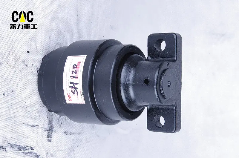 Construction Machinery Parts Excavator Carrier Roller Bulldozer Track Top Roller Upper Roller SH120