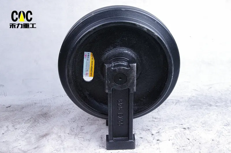 Excavator undercarriage spare parts E320 PC200 SK200 ZX200 front idler wheel for komatsu EX55 idler