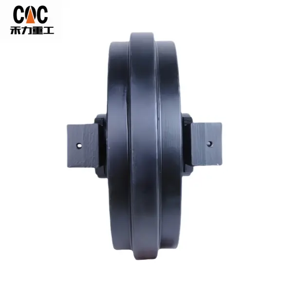 Wholesale Casted idler roller excavator track idler for HYUNDAI R130/150 front idler wheel