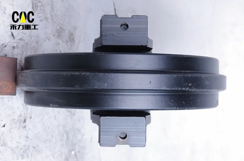 OEM Factory for Undercarriage Idlers - Mini excavator idler front idler with bracket undercarriage idler r80 – Heli detail pictures