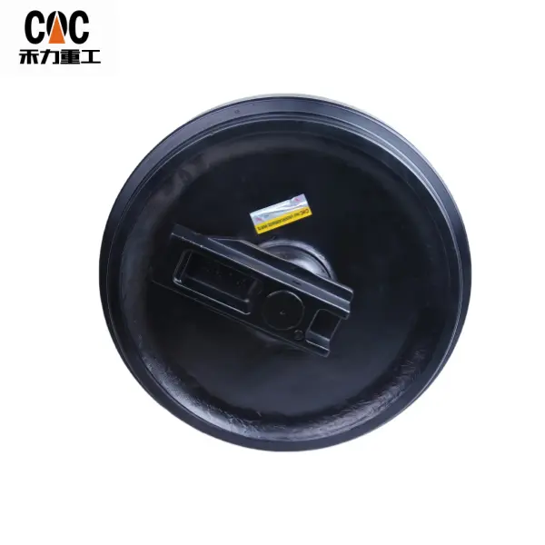 Wholesale Casted idler roller excavator track idler for HYUNDAI R130/150 front idler wheel