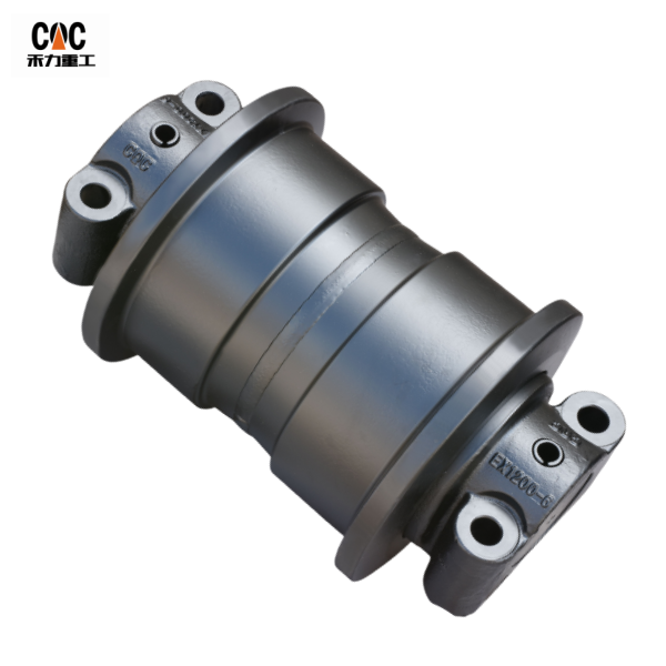 Hitachi excavator track roller /EX1200-6 Sku：4666752 /crawler excavator undercarriage parts support for OEM and aftermarket factory direct Featured Image