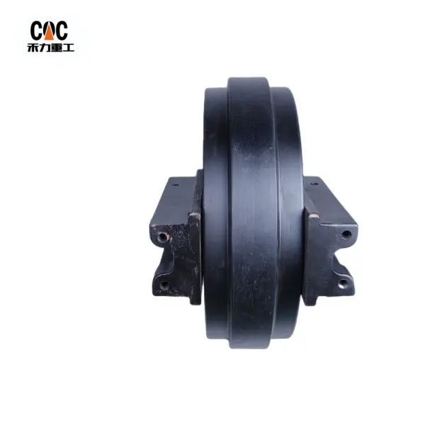 front track idler assy for mini excavator jcb wheel bulldozer parts rubber idler jcb220 pc20 pc60 pc200 Indian bulldozer roller