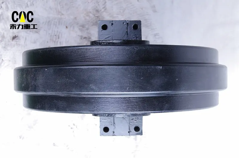 2021 Good Quality Excavator Undercarriage Front Idler - Undercarriage parts EX100 Track idler excavator front idler – Heli detail pictures