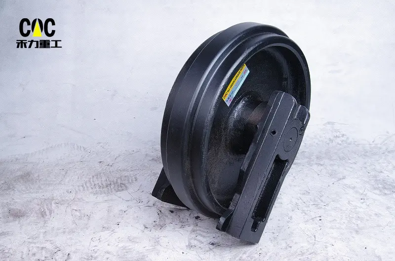 Hot-selling Cqc Front Idler Ex1200 - R60 Idler R60 For R60 Construction Machinery Spare Parts Excavator Oriented Roller Guide Idler,Mini Excavator Rollers – Heli detail pictures