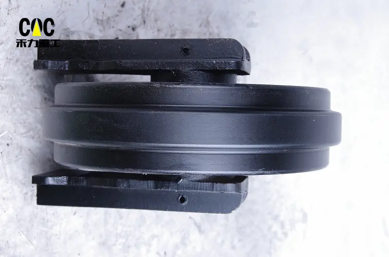 Hot-selling Cqc Front Idler Ex1200 - R60 Idler R60 For R60 Construction Machinery Spare Parts Excavator Oriented Roller Guide Idler,Mini Excavator Rollers – Heli detail pictures