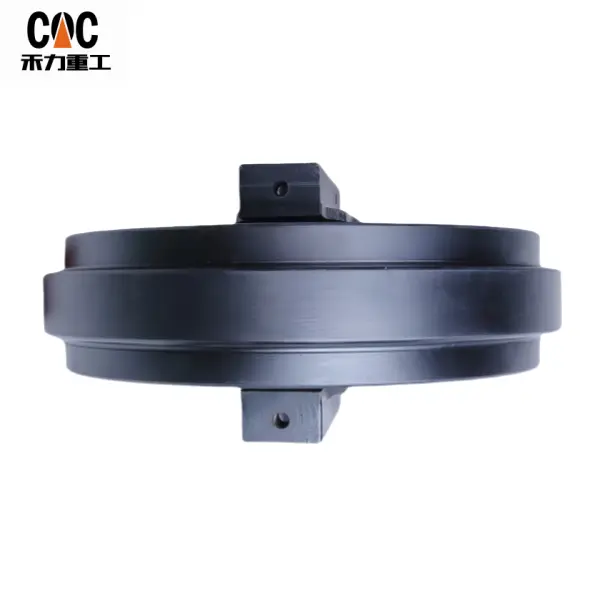 Wholesale Casted idler roller excavator track idler for HYUNDAI R130/150 front idler wheel