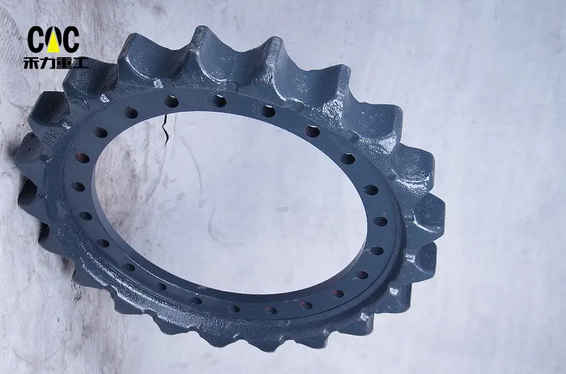 Wholesale Steel Excavator Sprocket - Mini Crawler Excavator Bulldozer Sprocket Zax330 Undercarriage Chain Sprocket Drive Wheel – Heli detail pictures