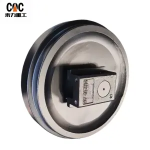 SUMITOMO-SH210-A6 front idler assembly/China OEM quality crawler undercarriage parts manufacture/CQC – idler wheel source factory china.