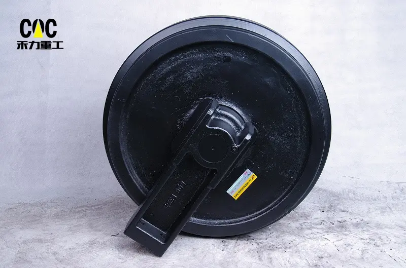 ihi front track idler assy for mini excavator jcb wheel bulldozer parts rubber CAT idler E324