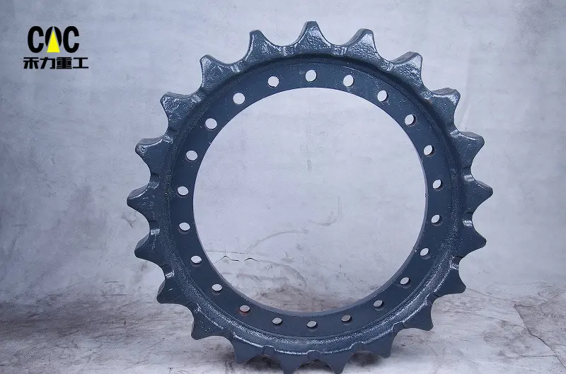Wholesale Steel Excavator Sprocket - Mini Crawler Excavator Bulldozer Sprocket Zax330 Undercarriage Chain Sprocket Drive Wheel – Heli Featured Image